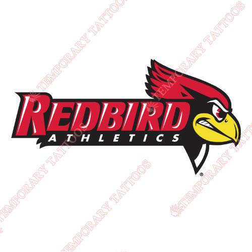 Illinois State Redbirds Customize Temporary Tattoos Stickers NO.4614